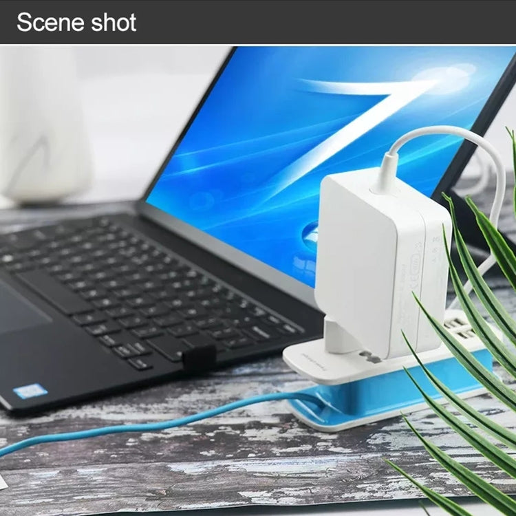 87W USB-C / Type-C 電源アダプター ポータブル充電器 1.8m充電ケーブル付き、EUプラグ