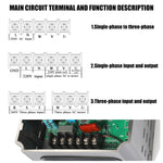 AT1-2200S 2.2KW 220V 単相 インバーター、AT1-2200S