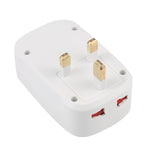 NK-823 2000W デュアルUSBトラベル充電器 電源アダプターソケット、UKプラグ