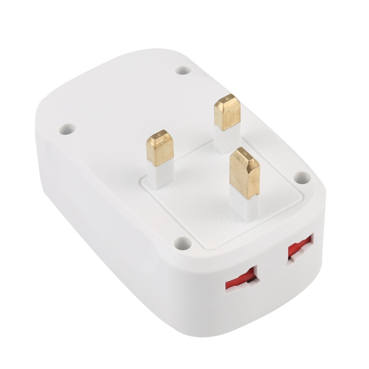 NK-823 2000W デュアルUSBトラベル充電器 電源アダプターソケット、UKプラグ