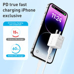 MOMAX UM36 PD 20W USB-C / Type-C + USB 急速充電パワーアダプター、CNプラグ、UM36