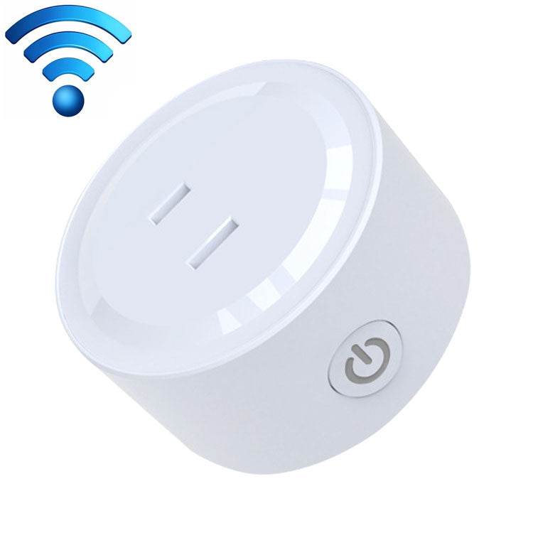 10A 丸型 WiFi ミニプラグ APPリモコン タイマー スマートソケット、Alexa＆Google Home対応、AC 100-240V、JP / USプラグ