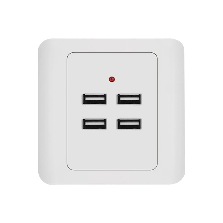 5V 3.1A 4ポートUSB壁充電器アダプタドックステーションソケット電源パネル 36V入力 4ポートUSB 2.0