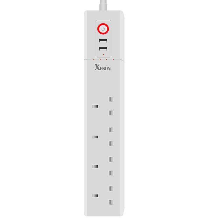 USBポート2個＋UKプラグジャック4個 WiFiリモートコントロールスマート電源ソケット Alexa＆Google Home対応、ケーブル長さ：1.8m、AC 90-265V、UKプラグ、USB4個＋UKプラグ3個(UKプラグ)