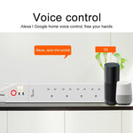 USBポート2個＋UKプラグジャック4個 WiFiリモートコントロールスマート電源ソケット Alexa＆Google Home対応、ケーブル長さ：1.8m、AC 90-265V、UKプラグ、USB4個＋UKプラグ3個(UKプラグ)