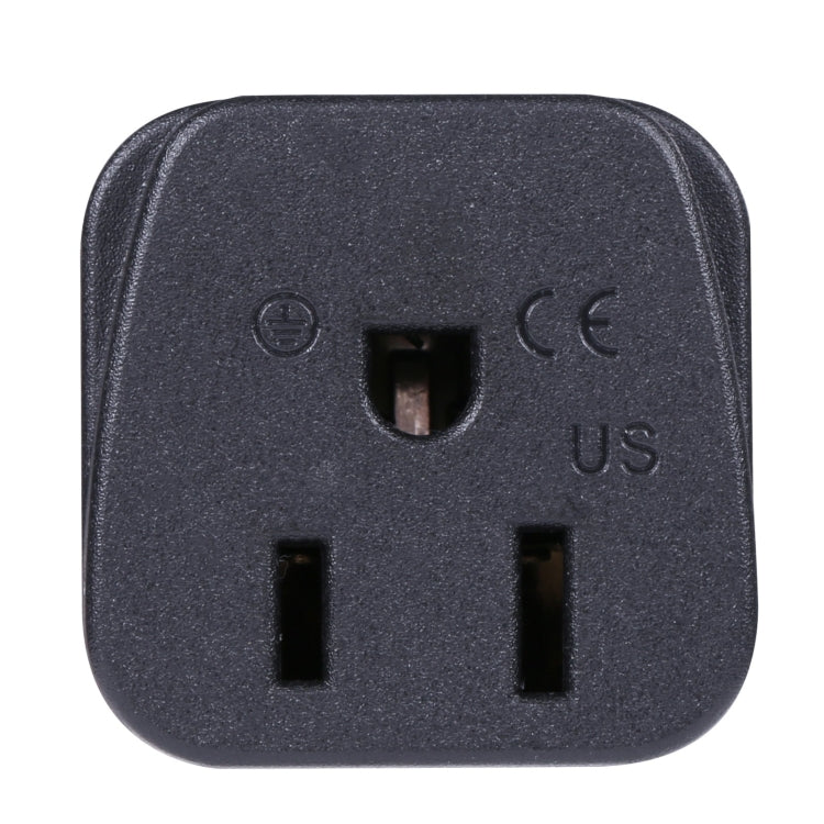 携帯用3穴 USからUKプラグソケット電源アダプター、USからEU、USからUK