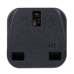 携帯用 UKからUS＆メキシコ3ピンプラグソケット電源アダプター、UKからUS