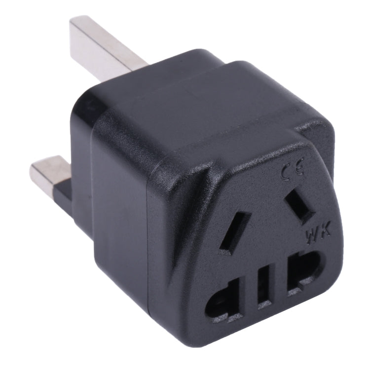 携帯用ユニバーサル5穴 WKからUKプラグソケット電源アダプター ヒューズ付き、WKからUK ヒューズ付き