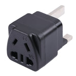 携帯用ユニバーサル5穴 WKからUKプラグソケット電源アダプター ヒューズ付き、WKからUK ヒューズ付き