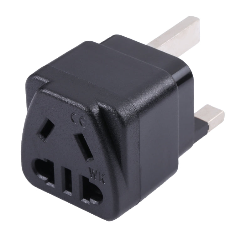 携帯用ユニバーサル5穴 WKからUKプラグソケット電源アダプター ヒューズ付き、WKからUK ヒューズ付き