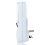AC 230-250V 50Hz 最大13A LCD表示エネルギーメーター ワット ボルト 電圧 電力アナライザー 自動電力監視アナライザー 電源、UKプラグ、AC 230-250V UKプラグ
