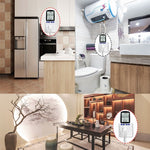 AC 230-250V 50Hz 最大13A LCD表示エネルギーメーター ワット ボルト 電圧 電力アナライザー 自動電力監視アナライザー 電源、UKプラグ、AC 230-250V UKプラグ