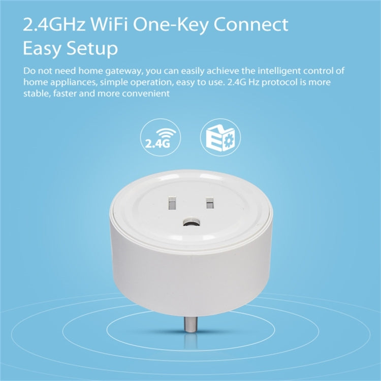 NEO NAS-WR06W WiFi 米国スマート電源プラグ、アプリでのリモート操作＆タイマー機能付き、NAS-WR06W