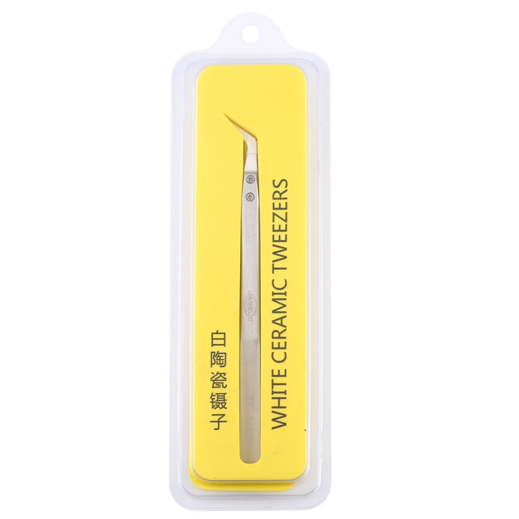 TC-14W ステンレス高温耐性セラミックチップエルボーピンセット TC-14W