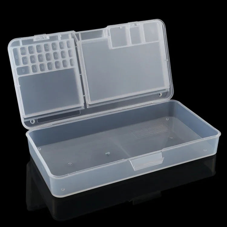 W203プラスチックオーガナイザーコンテナ収納ボックス ジュエリーイヤリング釣り針モバイルアクセサリー小物用、W203