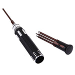 JAKEMY JM-8154 6in1 モデルドライバーセット 65mm S-2 精密ビット（クロス3.0、六角H1.5 & H2.0 & H2.5 & H3.0）、JM-8154