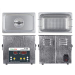 BAKU BK-2000 120W 3.36L LCDディスプレイ加熱超音波クリーナー バスケット付き、AC 220V、EUプラグ、BK-2000 120W 3.36L 220V