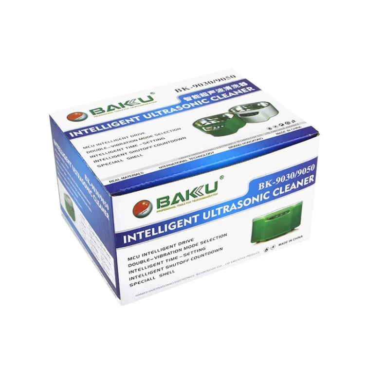 BAKU BK-9030 30W 0.8L LCDディスプレイ超音波クリーナー、AC 220V、EUプラグ、BK-9030 30W 0.8L 220V グリーン、BK-9030 30W 0.8L 220V ホワイト