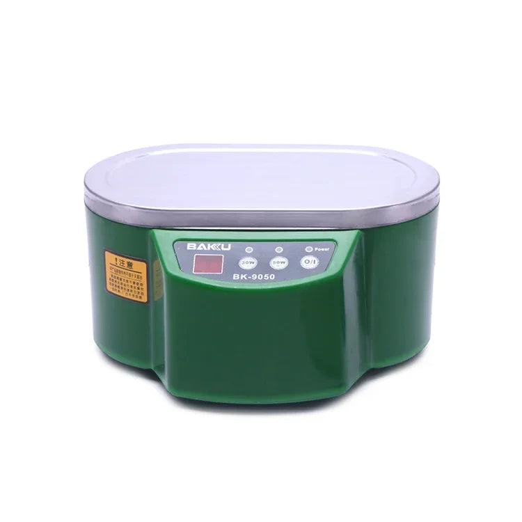 BAKU BK-9050 30W / 50W 調整可能 0.6L LCDディスプレイ超音波クリーナー、AC 220V、BK-9050 30W / 50W 0.6L 220V グリーン、BK-9050 30W / 50W 0.6L 220V ホワイト