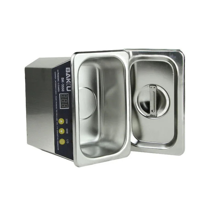 BAKU BK-3550 35W / 50W 調整可能 0.8L LCDディスプレイ超音波クリーナー、AC 110V、USプラグ、BK-3550 35W / 50W 0.8L 110V