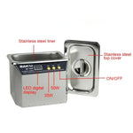 BAKU BK-3550 35W / 50W 調整可能 0.8L LCDディスプレイ超音波クリーナー、AC 110V、USプラグ、BK-3550 35W / 50W 0.8L 110V