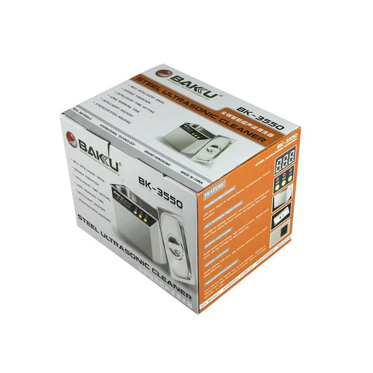 BAKU BK-3550 35W / 50W 調整可能 0.8L LCDディスプレイ超音波クリーナー、AC 110V、USプラグ、BK-3550 35W / 50W 0.8L 110V