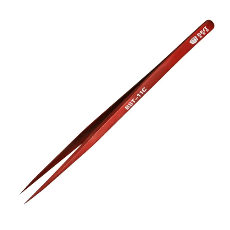 BEST BST-11C 超極細ポイント カラー眉毛用ピンセット BST-11C