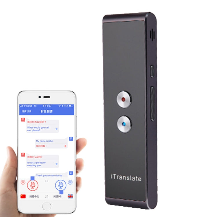 T8 ハンドヘルドポケットスマート音声翻訳機 リアルタイム音声翻訳機 デュアルマイク搭載 33言語対応