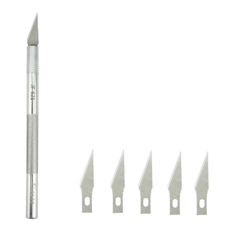 JIAFA JF-621 金属彫刻ナイフ プロ用携帯電話修理ツール 6枚刃付き、JF-621