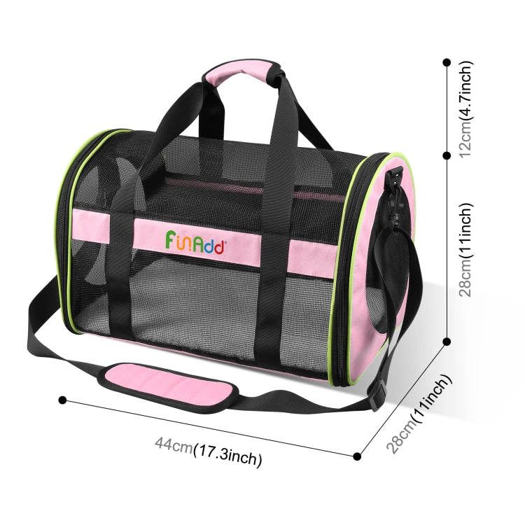 FUNADD ペット用トラベルキャリアバッグ ショルダー折りたたみトートバッグ、キャリアバッグ