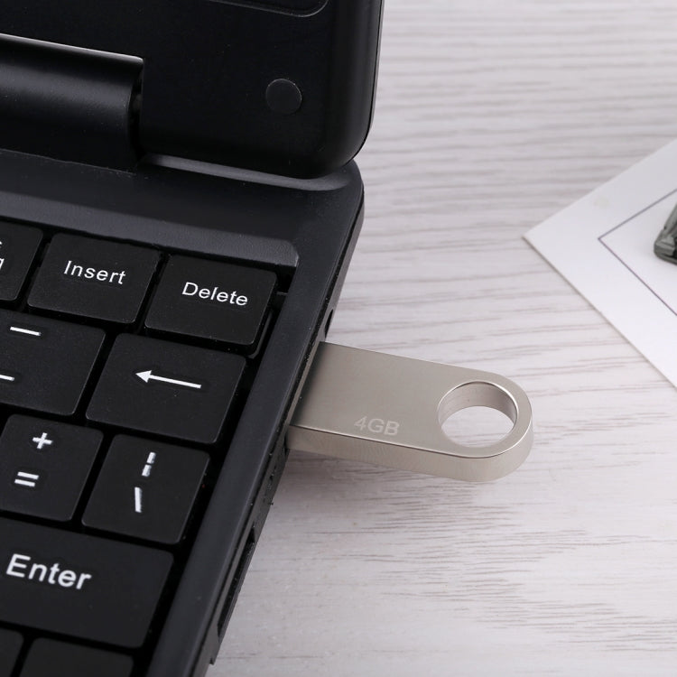4GB メタル USB 2.0 フラッシュディスク、4GB