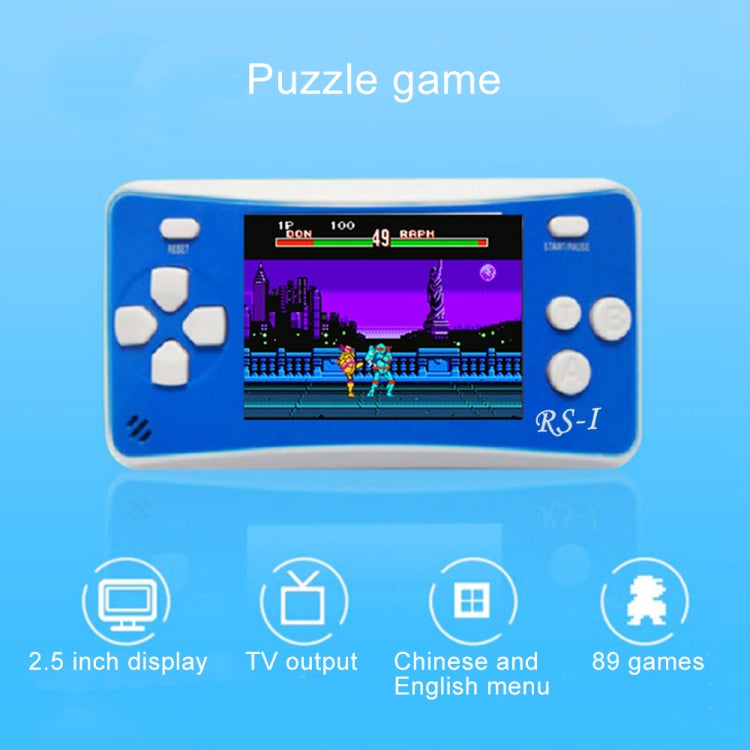 RS-1 レトロポータブルハンドヘルドゲームコンソール 2.5インチ 8ビットトゥルーカラーLCD 内蔵152種類ゲーム