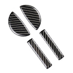 4 PCS Car F Chassis Door Handle Carbon Fiber Decorative Sticker for BMW Mini Cooper Clubman Countryman F55 / F54 / F60, For BMW Mini F60