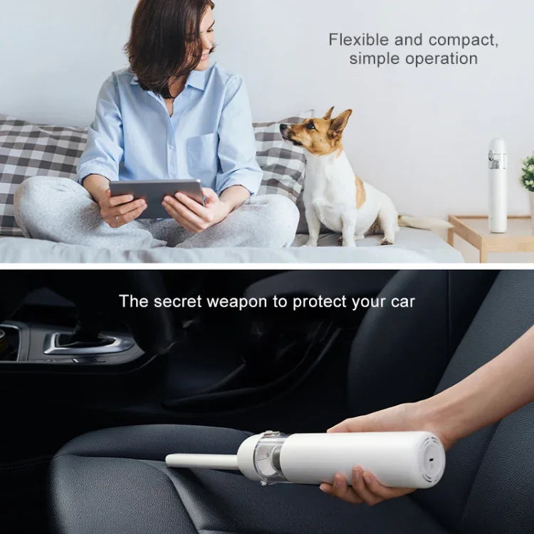 オリジナルXiaomi Mijia 120W 13000Pa ポータブルハンドヘルド車用家庭用掃除機 ダストキャッチャークリーニングツール、掃除機