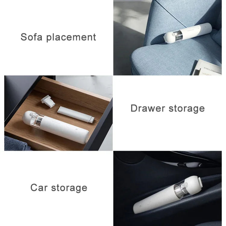 オリジナルXiaomi Mijia 120W 13000Pa ポータブルハンドヘルド車用家庭用掃除機 ダストキャッチャークリーニングツール、掃除機