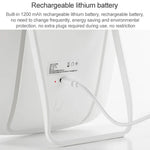 オリジナル Xiaomi Youpin Jordan&Judy LEDライト付きメイクアップミラー 携帯用折りたたみ式美容ドレッシングミラーテーブルランプ
