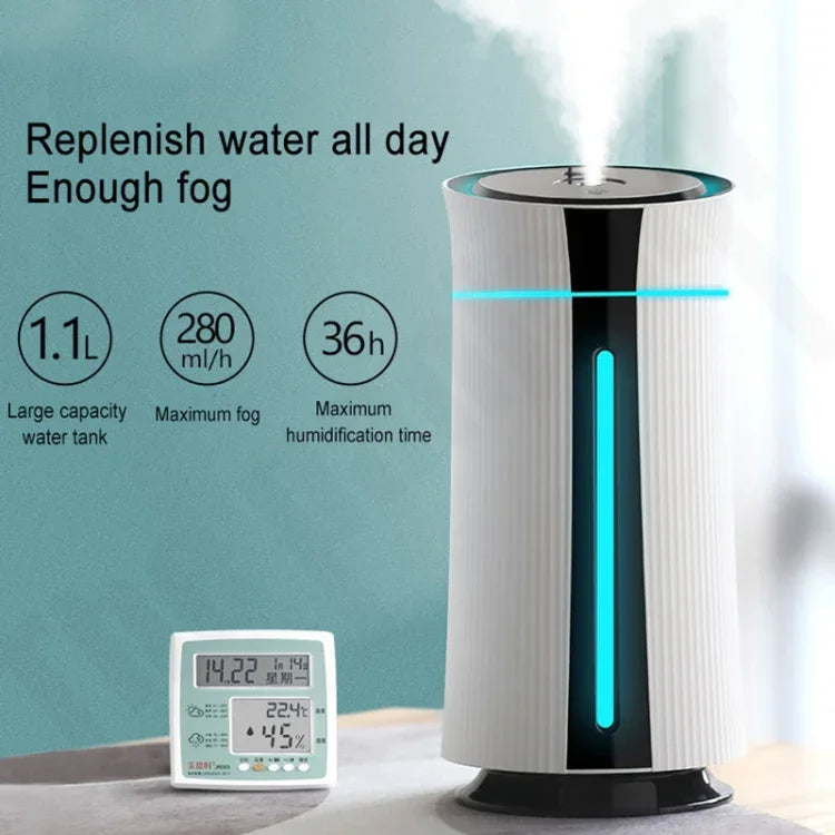 A8室内加湿器 カラフルな雰囲気ライト付き、A8