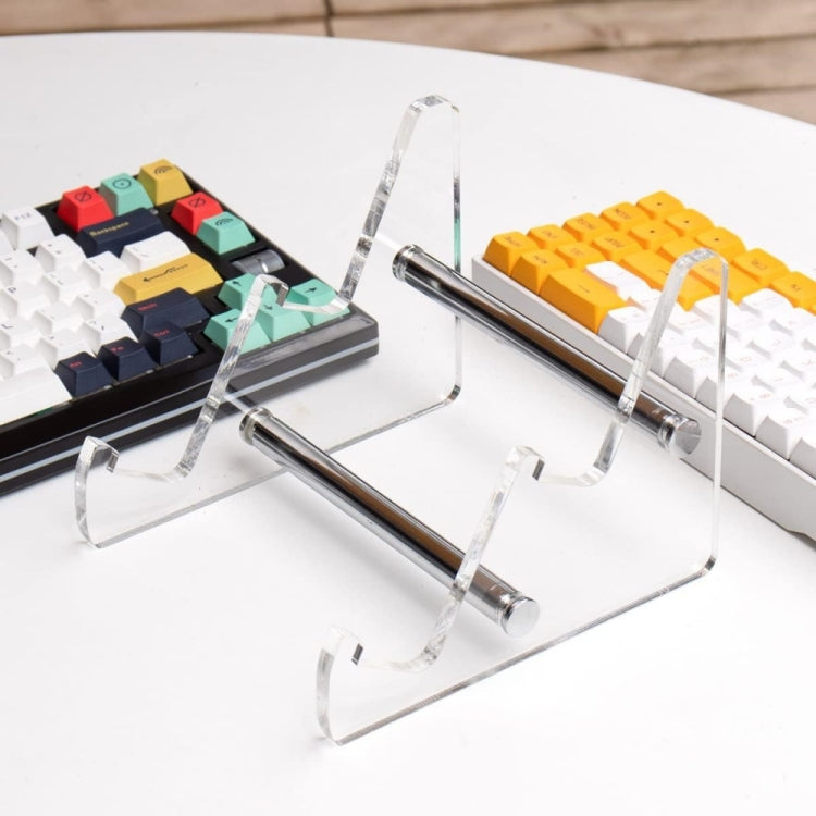 YX003-2二層透明アクリル着脱式キーボードスタンド、YX003-2