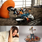 10ペア 無毒オレンジソフトメモリーフォーム素材 睡眠用耳栓