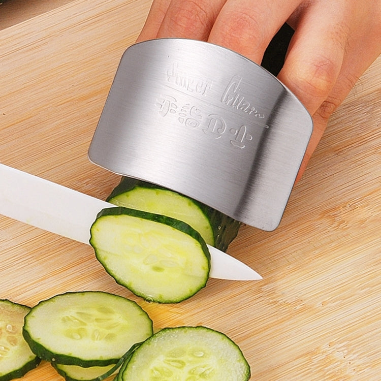 クリエイティブキッチン必需品 食材野菜カット用ステンレス製手指ガードプロテクター, カット用指プロテクター