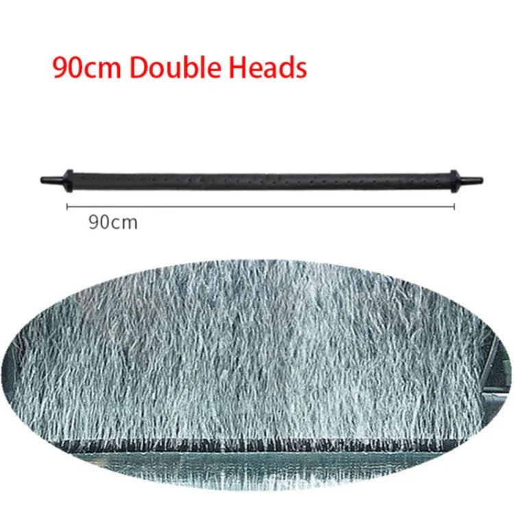 90cm ダブルヘッド水槽ポンプ バブルバー ホース 水槽アクセサリー エア酸素ストリップディフューザー 水槽・魚タンク用 90cm ダブルヘッド