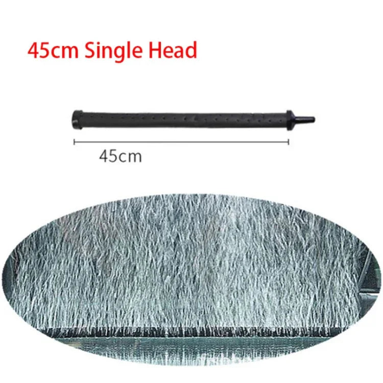 45cm シングルヘッド水槽ポンプ バブルバー ホース 水槽アクセサリー エアー酸素ストリップディフューザー 水槽・魚タンク用、45cm シングルヘッド