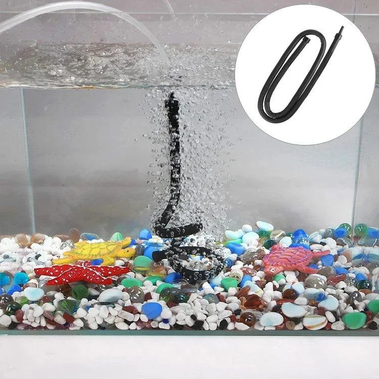 60cmシングルヘッド水槽ポンプ バブルバー ホース 水槽アクセサリー 空気酸素ストリップディフューザー 水槽・魚タンク用、60cmシングルヘッド