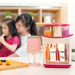50個セットピューレエクストルーダー スクイーズパウチ食品分配収納バッグ HC14554食品ディスペンサー対応、収納バッグ