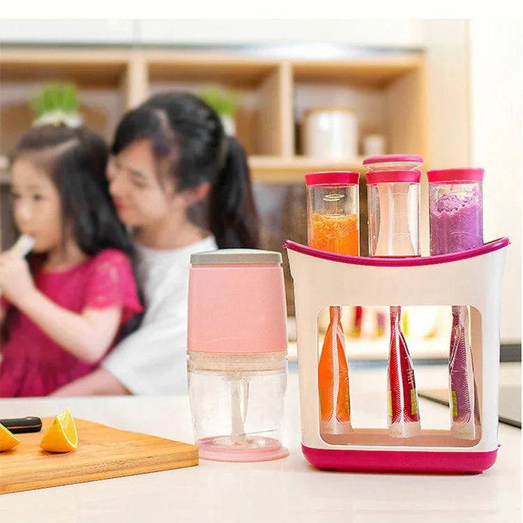 50個セットピューレエクストルーダー スクイーズパウチ食品分配収納バッグ HC14554食品ディスペンサー対応、収納バッグ