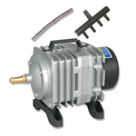 ACO-001 18W 38L/分 電磁式エアポンプ コンプレッサー シーフード水槽 酸素供給エアフロースプリッター USプラグ ACO-001