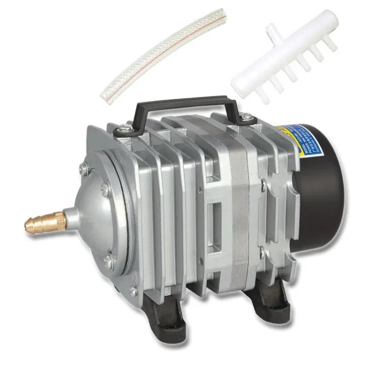 ACO-003 35W 65L/分 電磁エアポンプコンプレッサー シーフード水槽 酸素供給エアフロー分配器、USプラグ、ACO-003