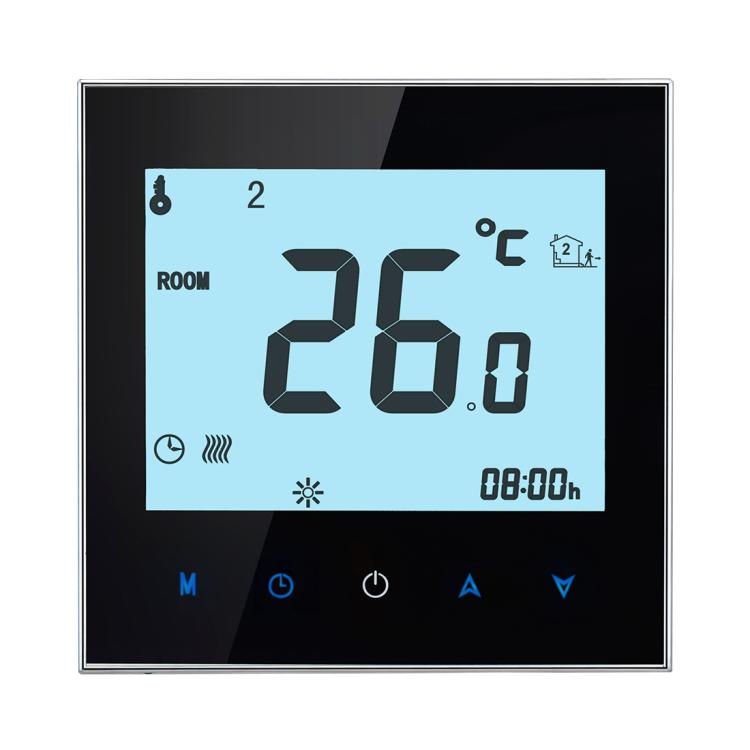 BHT-1000-GA-WIFI 3A負荷水加熱型タッチLCDデジタルWiFi暖房室温調節器 時計/温度/期間/時間/週/暖房表示等, BHT-1000 3A (ブラック), BHT-1000 3A (ホワイト)
