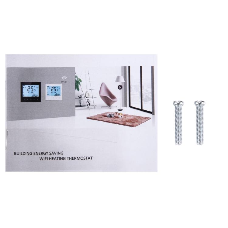 BHT-1000-GA-WIFI 3A負荷水加熱型タッチLCDデジタルWiFi暖房室温調節器 時計/温度/期間/時間/週/暖房表示等, BHT-1000 3A (ブラック), BHT-1000 3A (ホワイト)