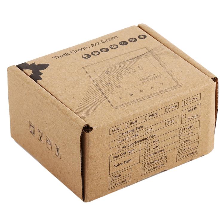 BHT-1000-GA-WIFI 3A負荷水加熱型タッチLCDデジタルWiFi暖房室温調節器 時計/温度/期間/時間/週/暖房表示等, BHT-1000 3A (ブラック), BHT-1000 3A (ホワイト)
